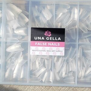 Una Gella Clear False Nail Tips Set